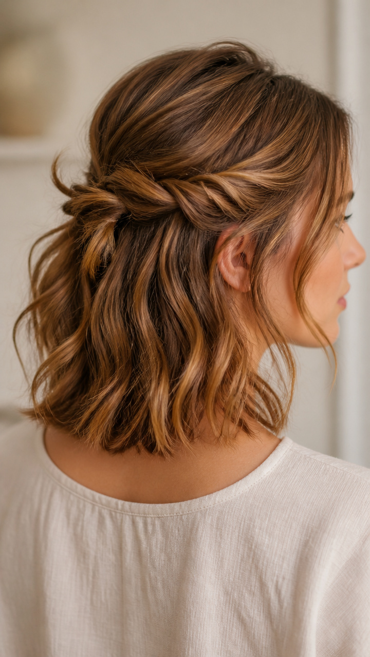 Half-Up Twist with Volume