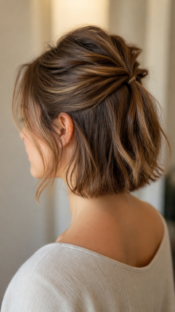 Half-Up Twisted Mini Pony