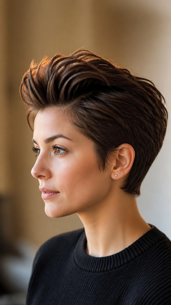 High Quiff with Matte Finish