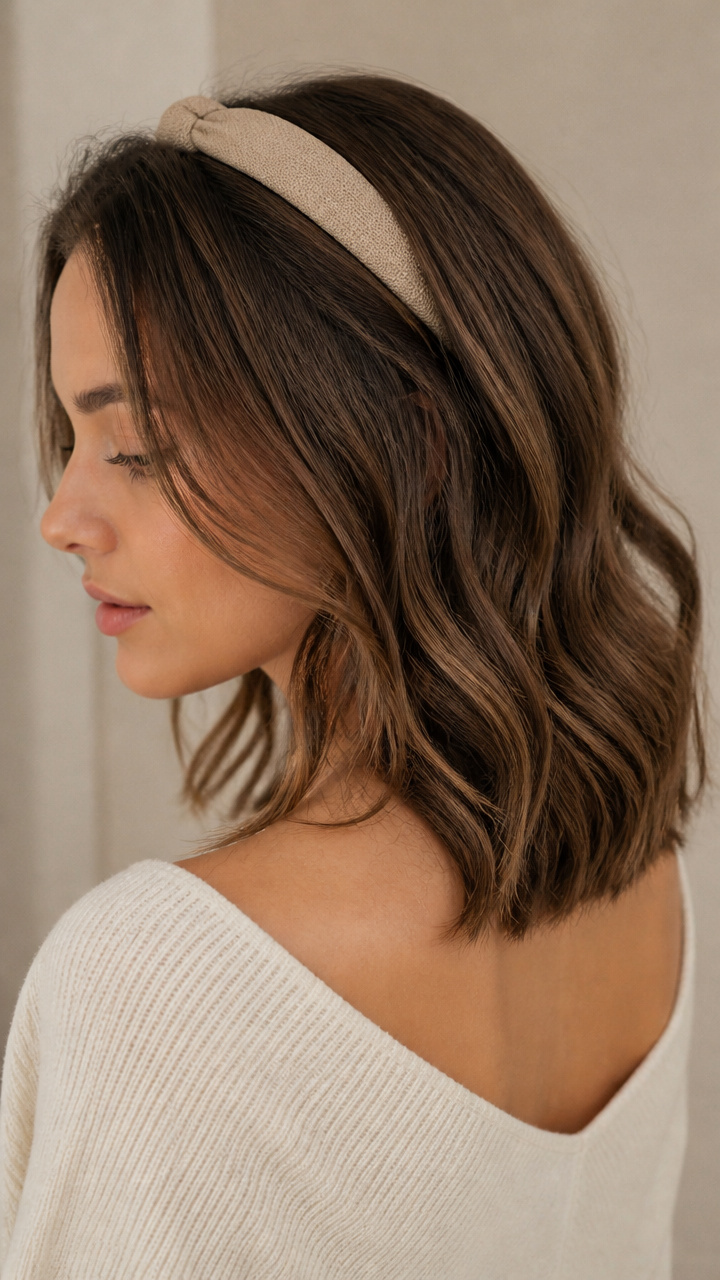 Loose Waves with Headband