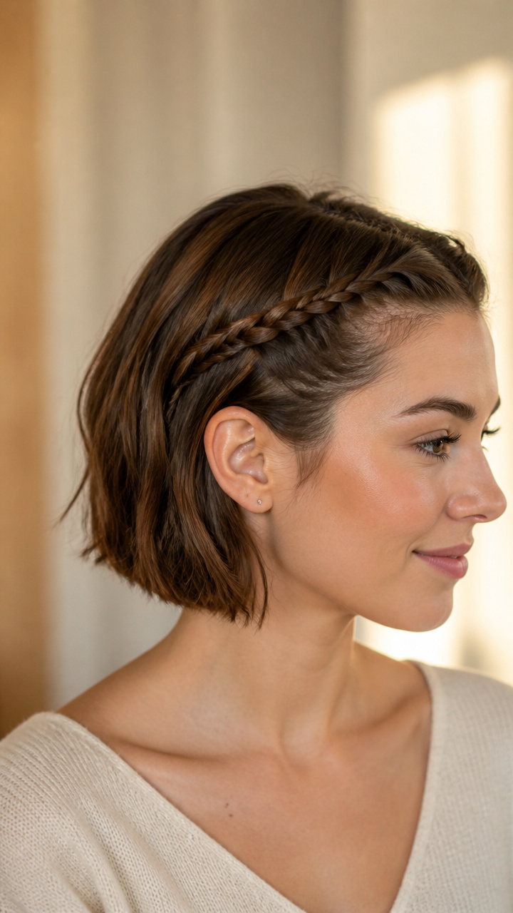 Mini Braided Headband Effect