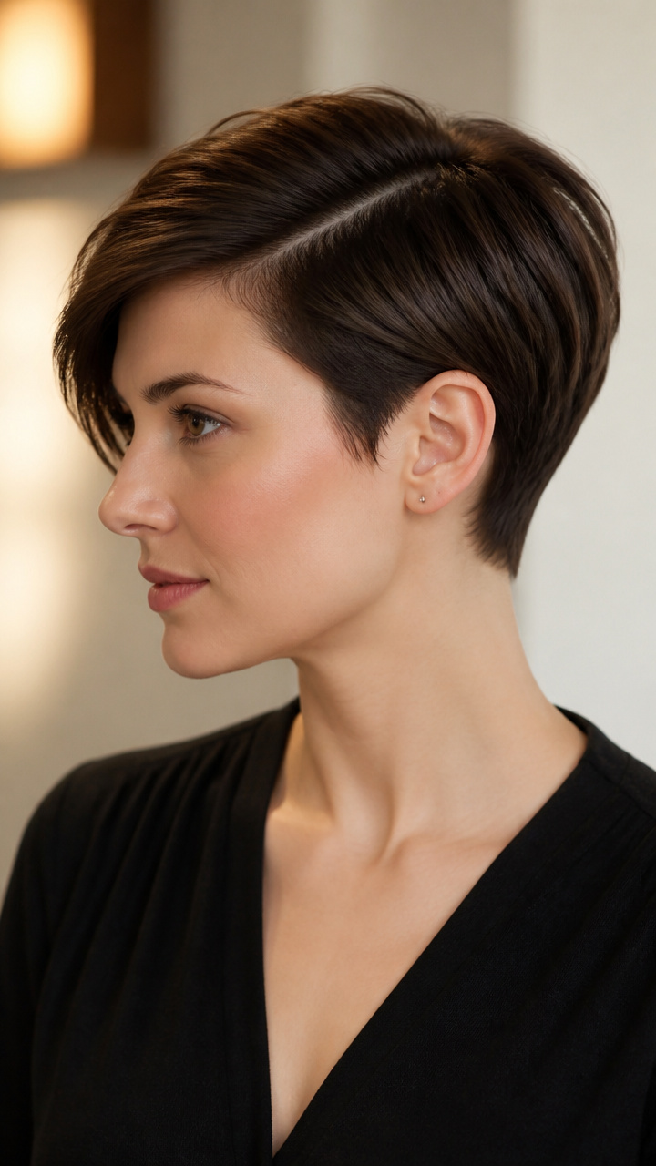 Polished Side-Parted Crop