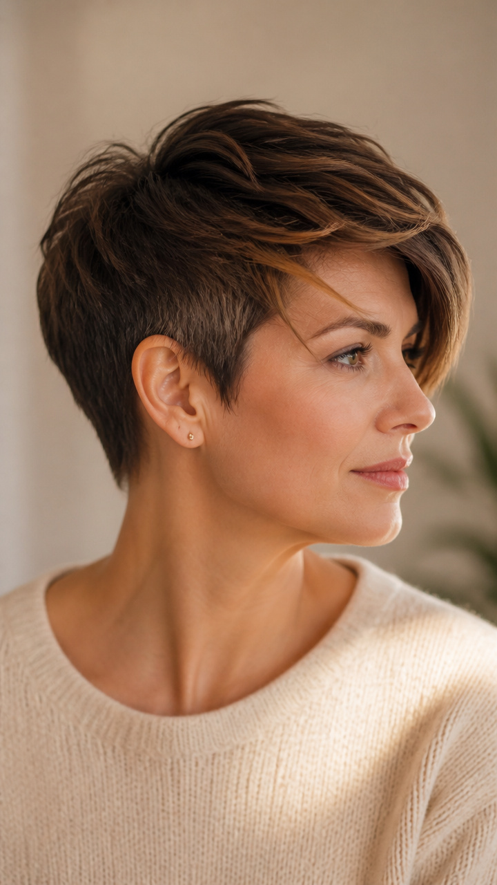 Side-Swept Pixie