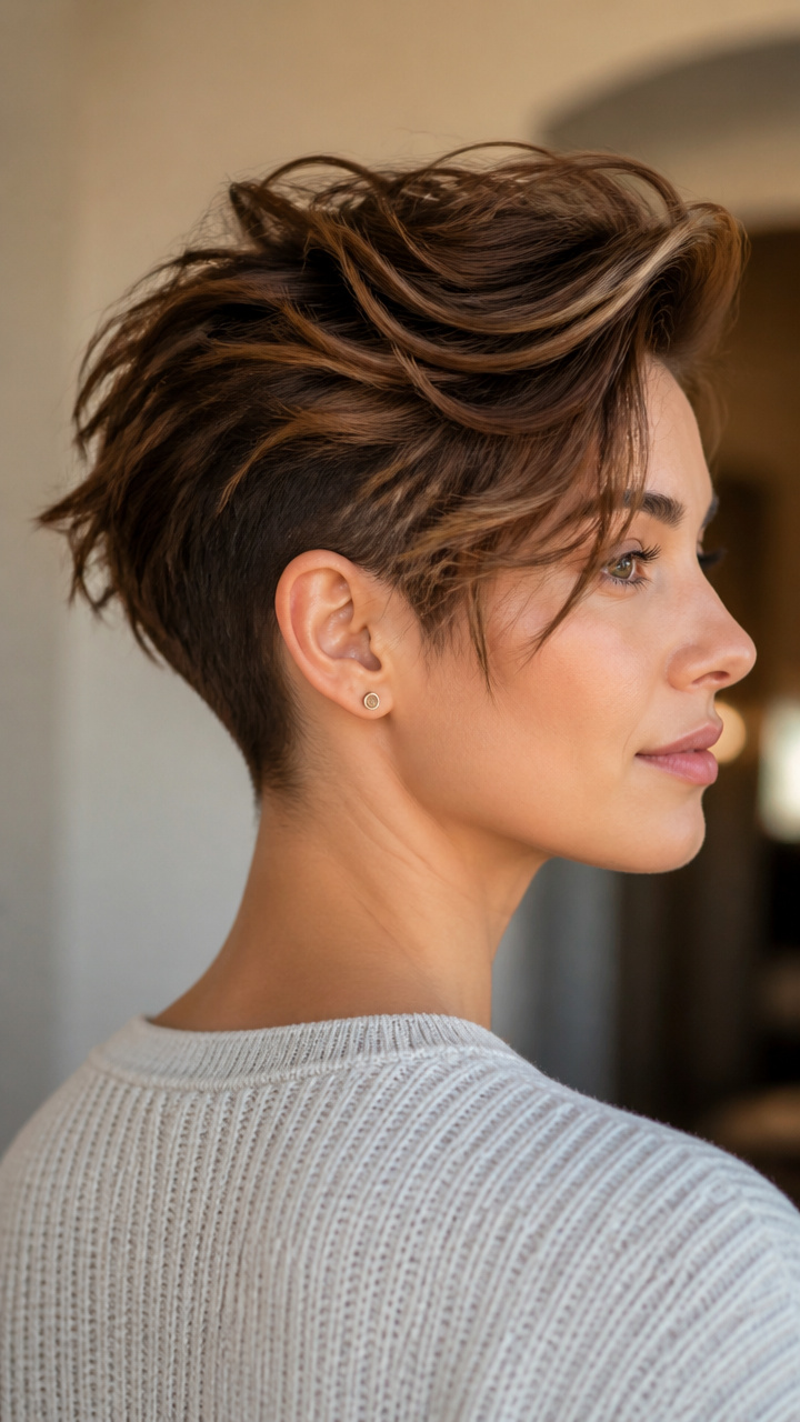 Tousled Undercut with Volume