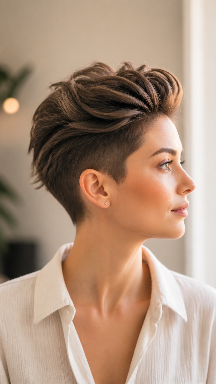 Faux Hawk with Soft Edges