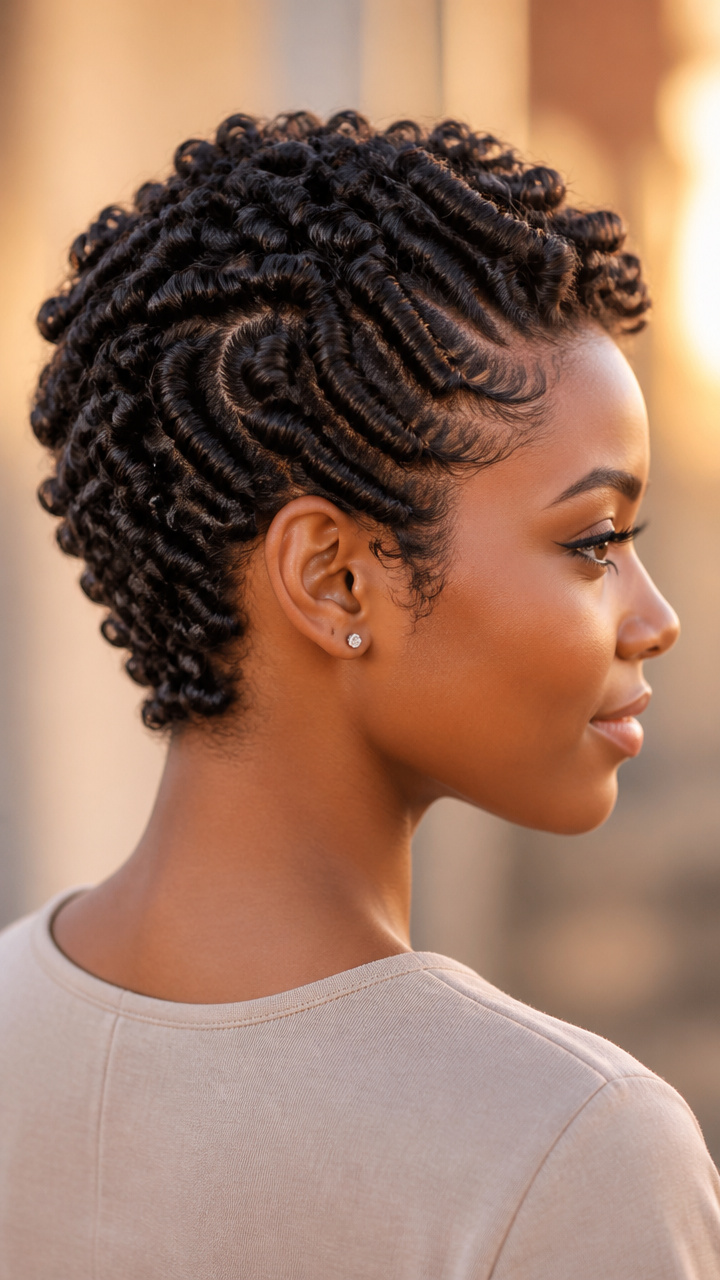 Finger-Coiled Curls with Definition
