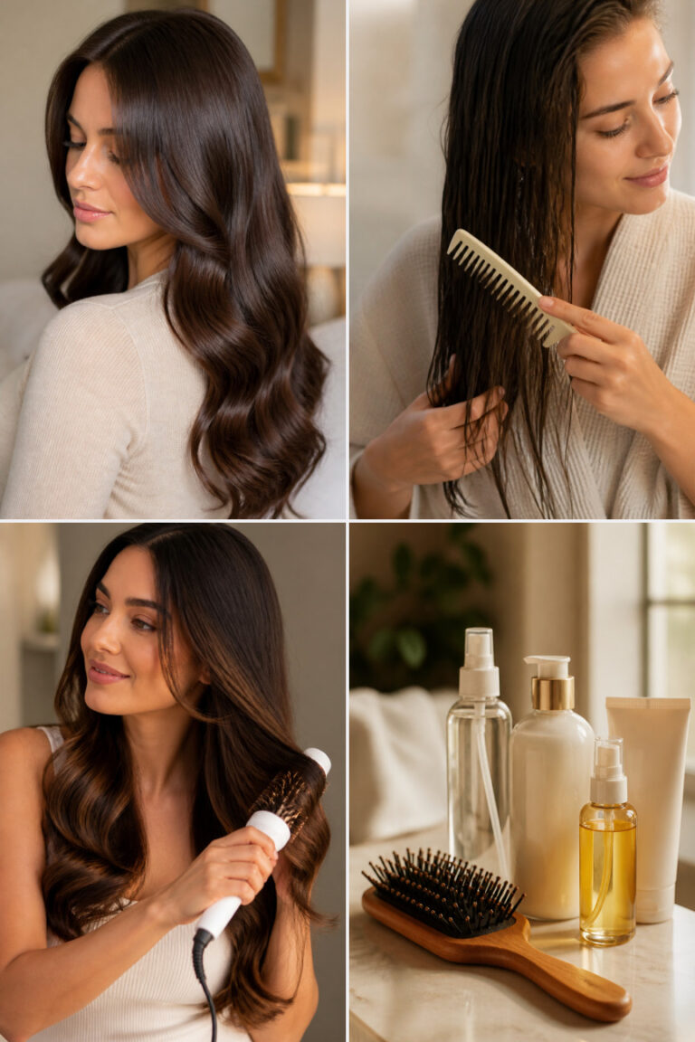 Hair Prep Routine Before Styling