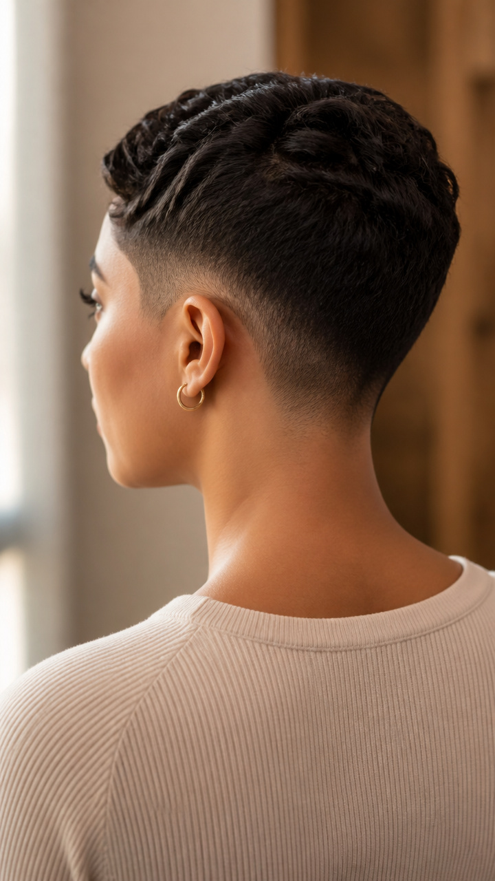 Low-Maintenance Tapered Cut