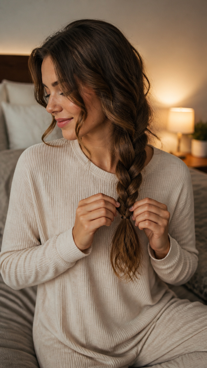 Start the Night Before with a Loose Braid