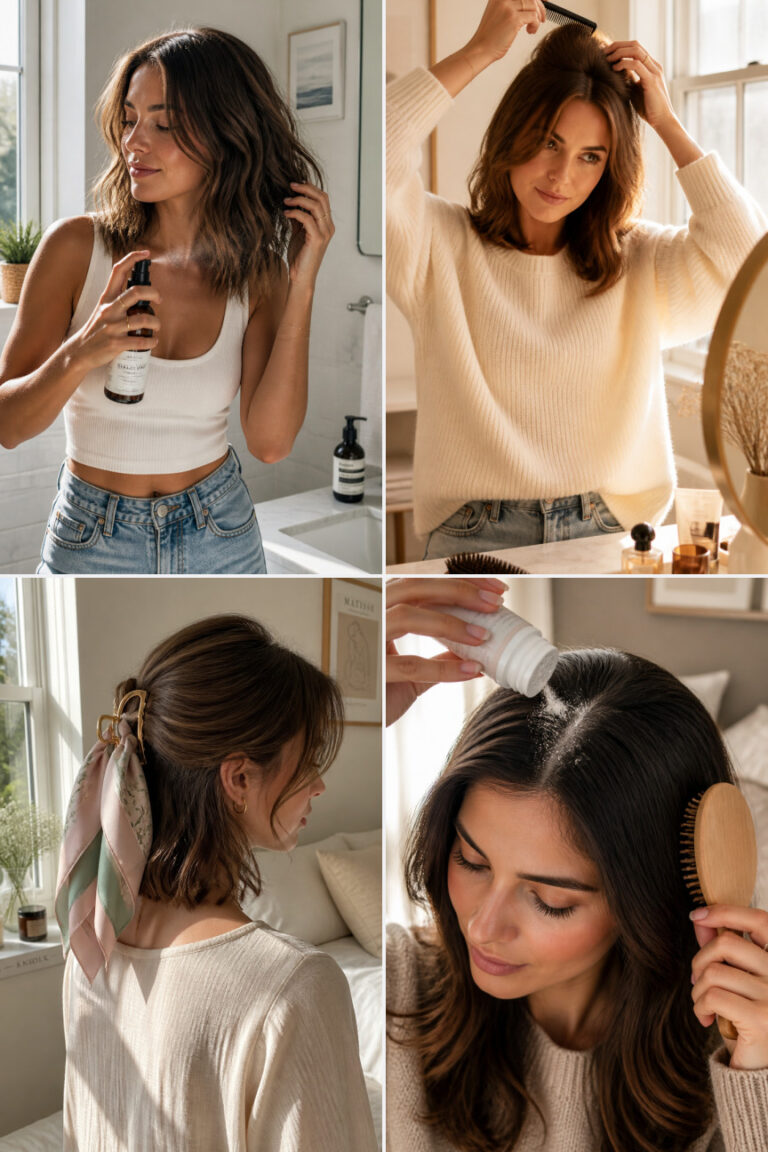 Second-Day Hair Routine That Refreshes Flat Hair in Just 5 Minutes