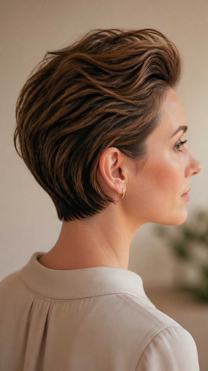 Sleek Mini Pompadour