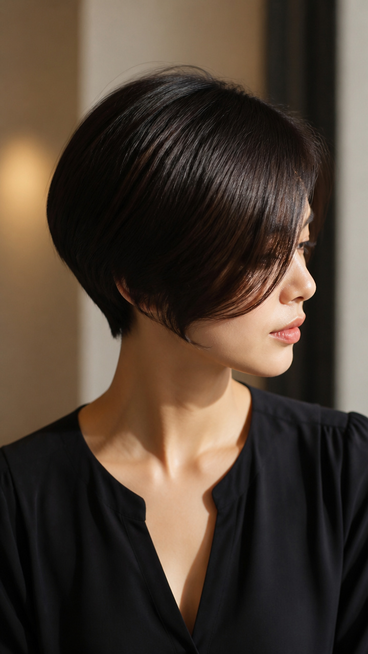Sleek Side Sweep with Shine