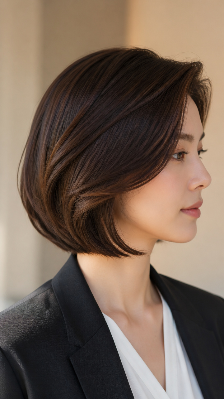 Soft Side-Swept Bob