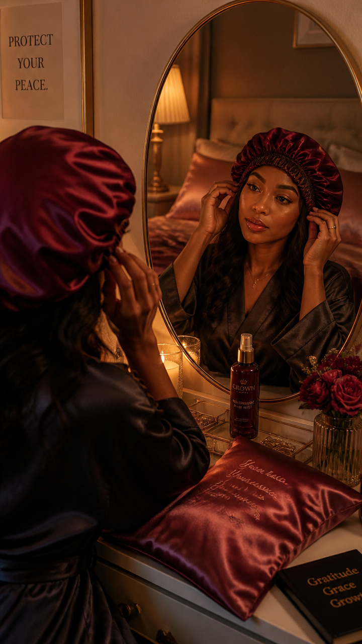Protect Your Hair with a Silk Bonnet or Scarf