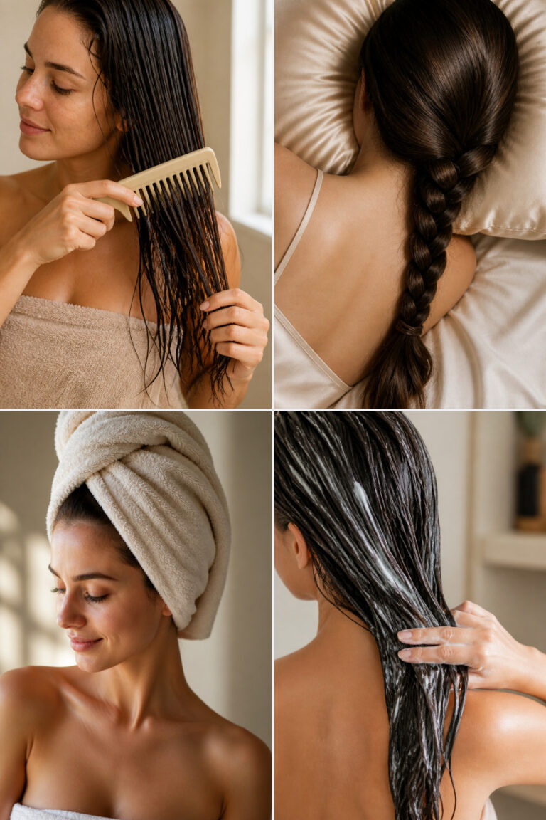 Weekly Hair Care Routine for Dry Hair