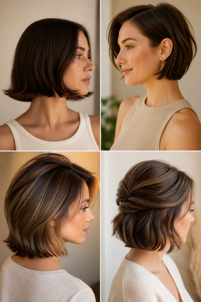 15 Five-Minute Hairstyles for Short Hair That Look Effortless