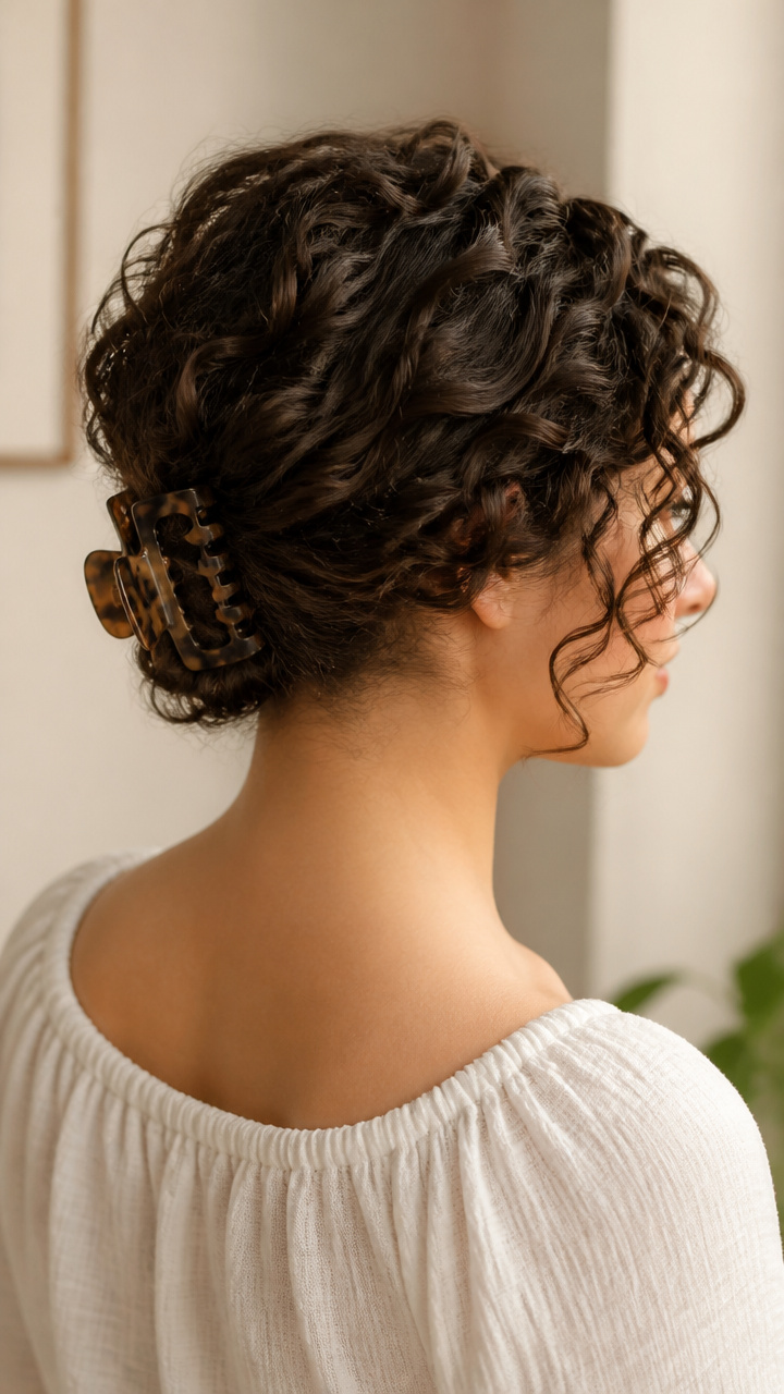Curls Clipped at Nape