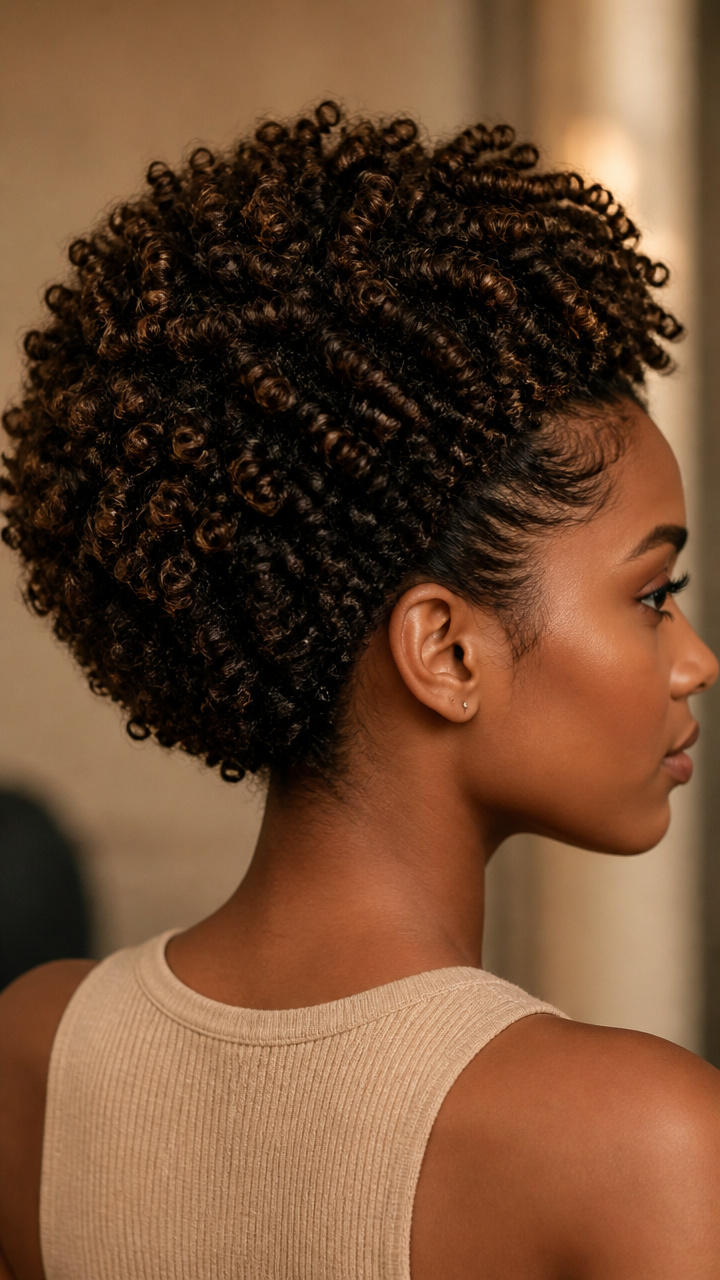 Defined Curl Halo