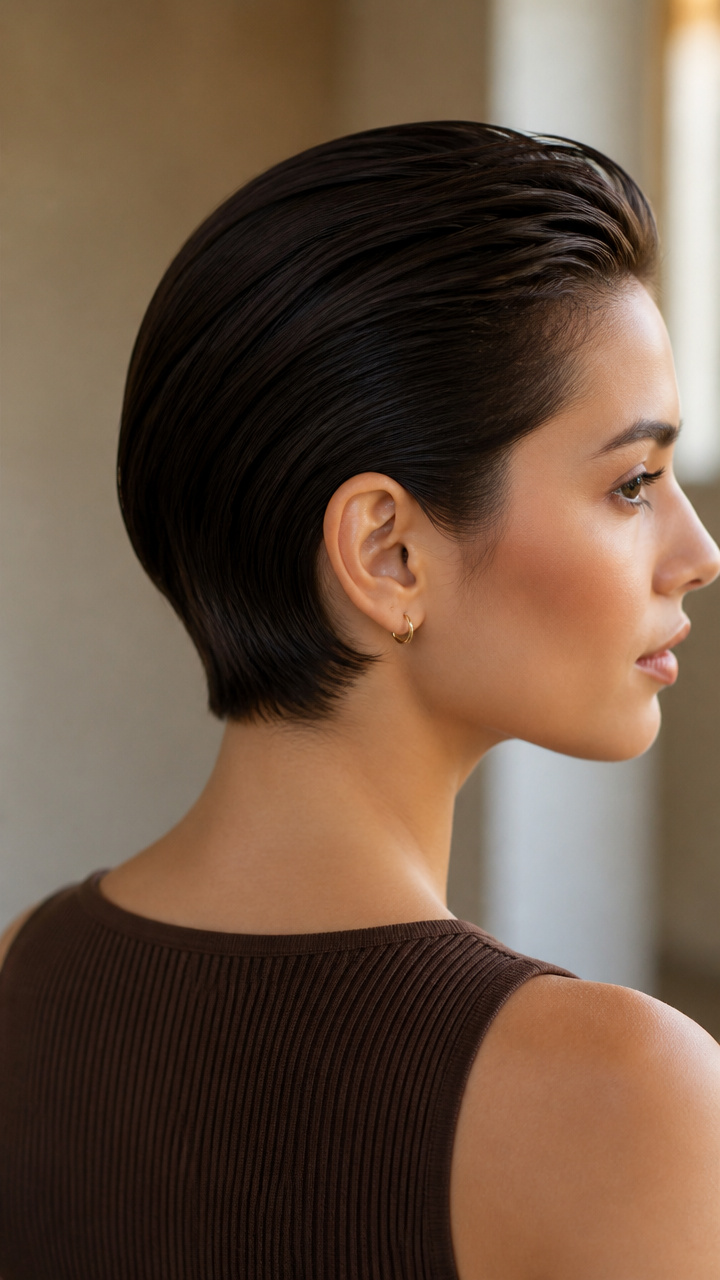 Sleek Back Combed Finish