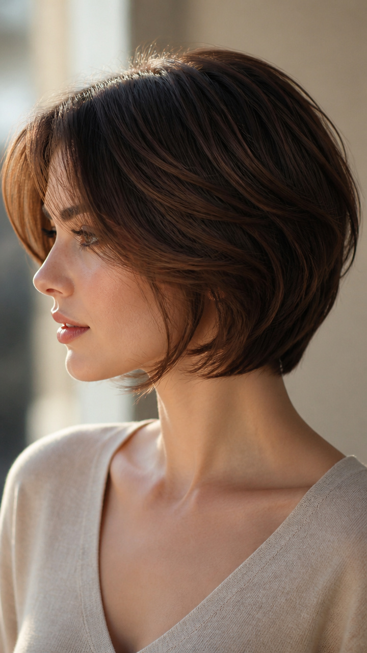 Soft Side-Swept Bangs with Volume