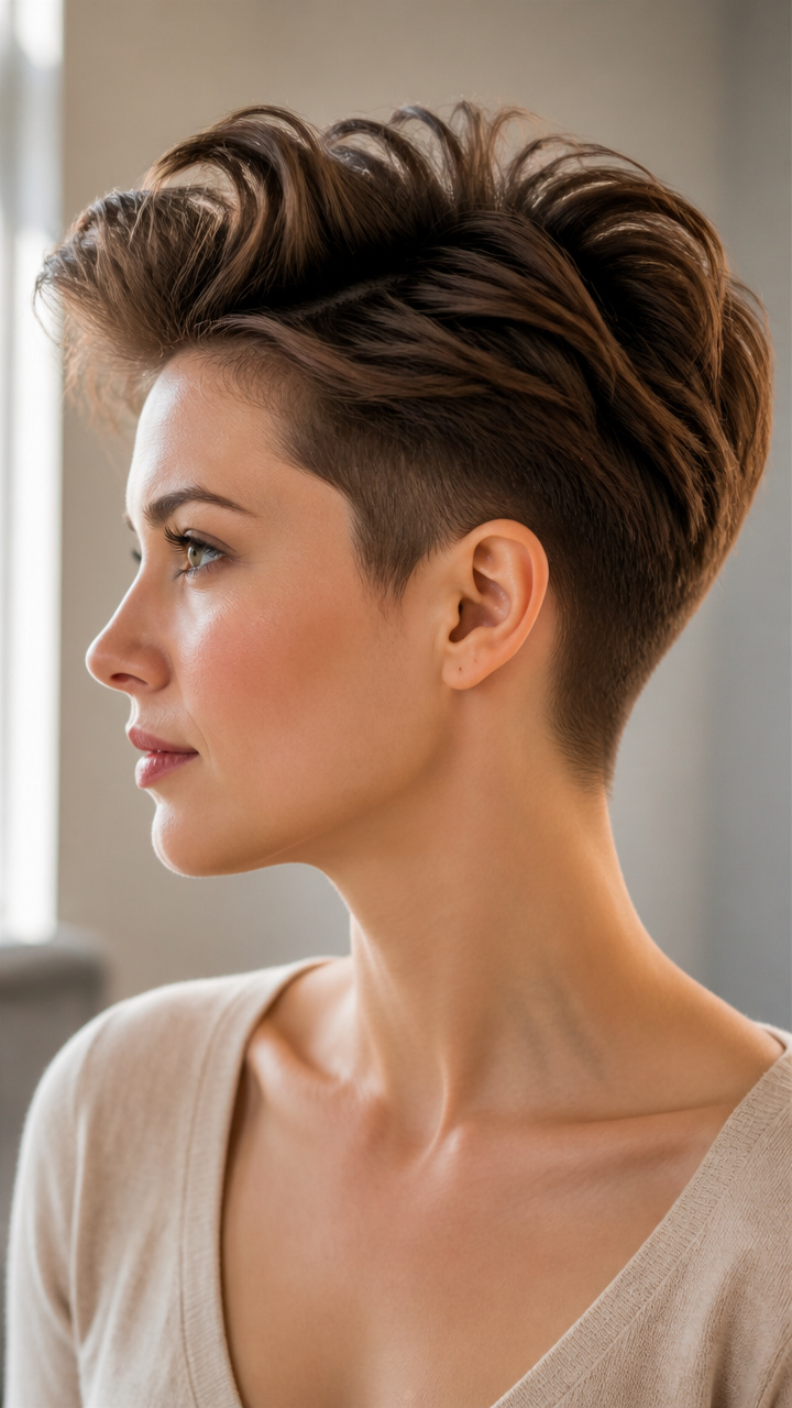 Voluminous Top with Tapered Sides